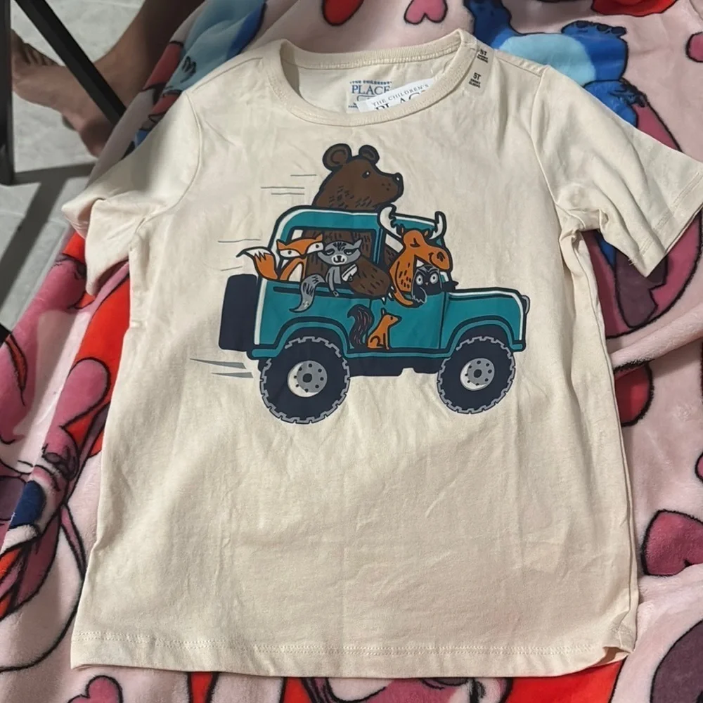 The Children's Place Cream Kids' Graphic Tee
